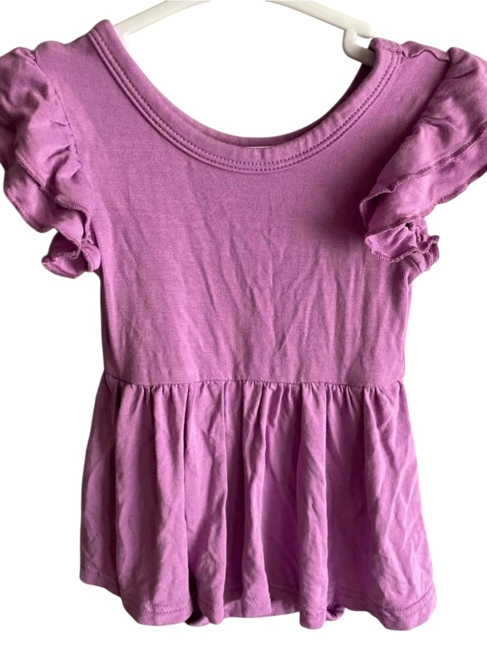 0/3 Months Little Sleepies Purple Twirl Skirt Onesie